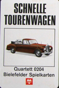 Bielefelder Spielkarten "Schnelle Tourenwagen" Cardgame 1969 (2236)
